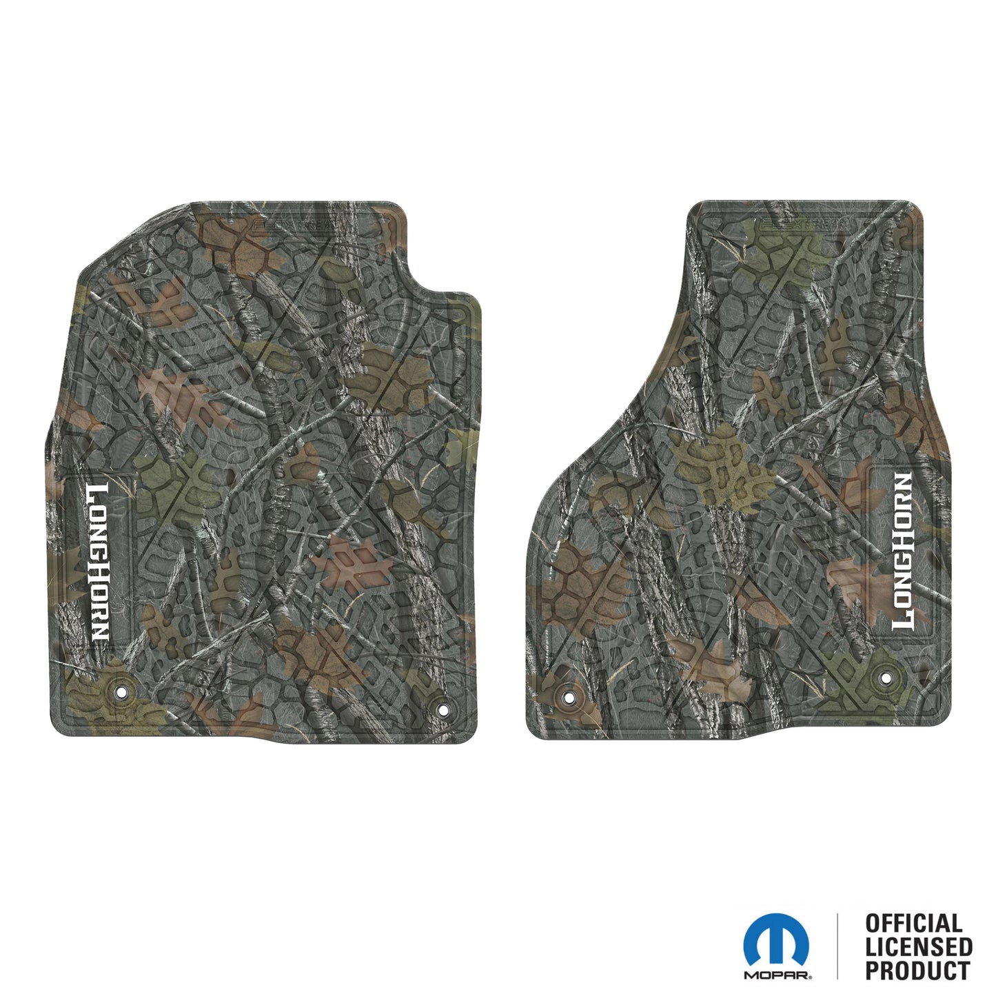 12-18 RAM 1500 & 19-24 RAM 1500 Classic Floor Mats (2pc) w/ Longhorn Logo
