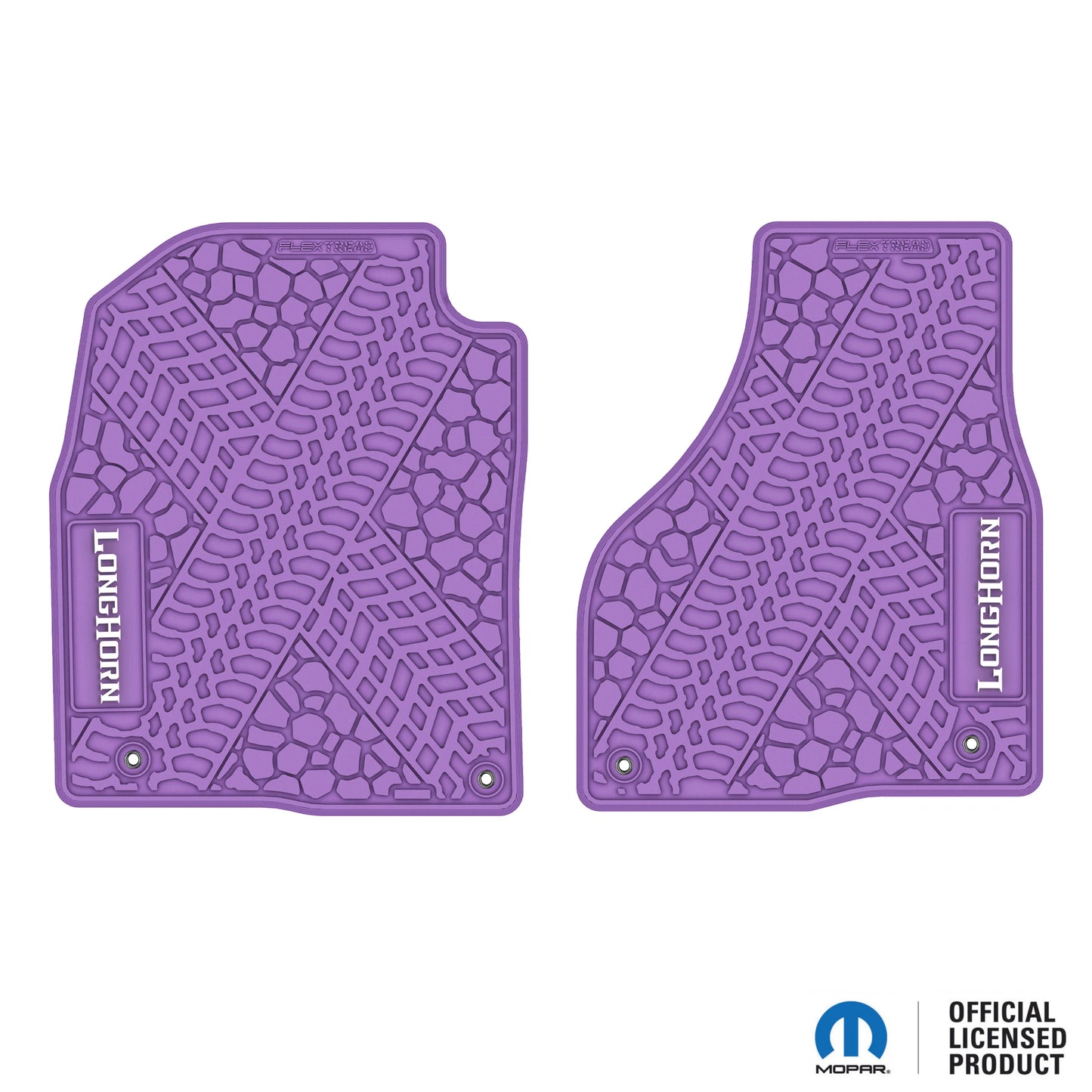 12-18 RAM 1500 & 19-24 RAM 1500 Classic Floor Mats (2pc) w/ Longhorn Logo