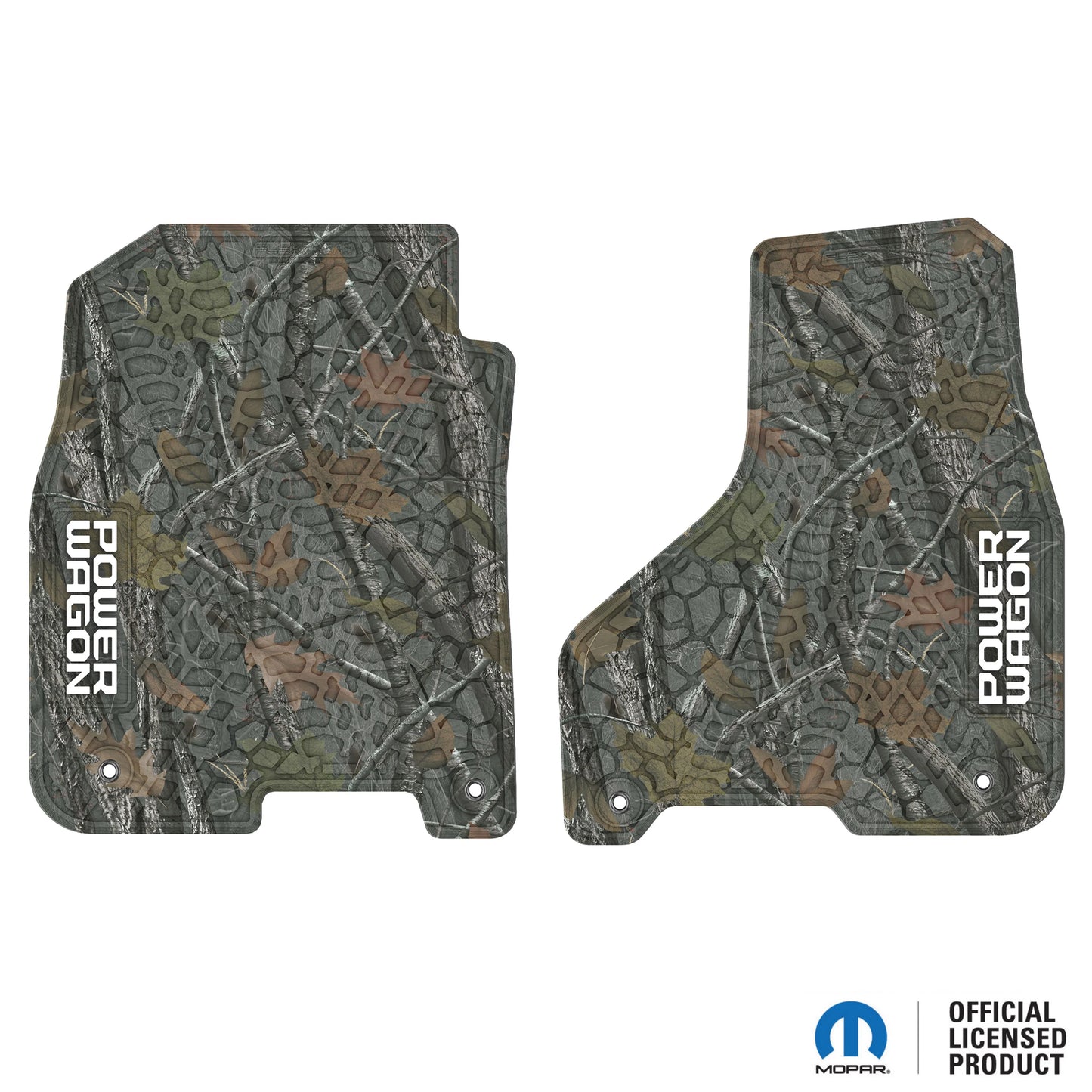 2012–2018 Ram 2500 / 3500 Custom Floor Mats (2-Piece) w/ Power Wagon Logo