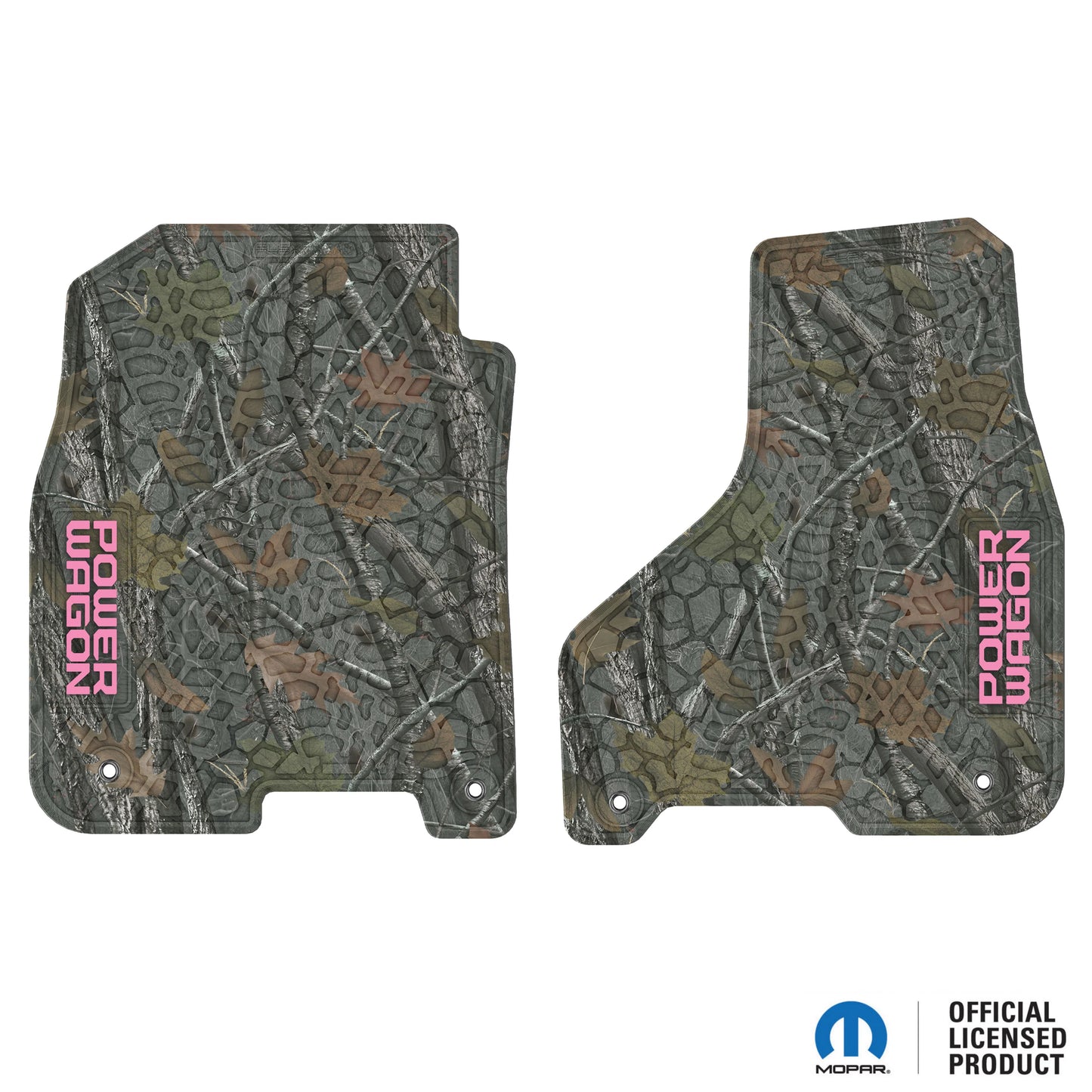 12-18 RAM 2500/3500 Floor Mats (2pc) w/ Power Wagon Logo