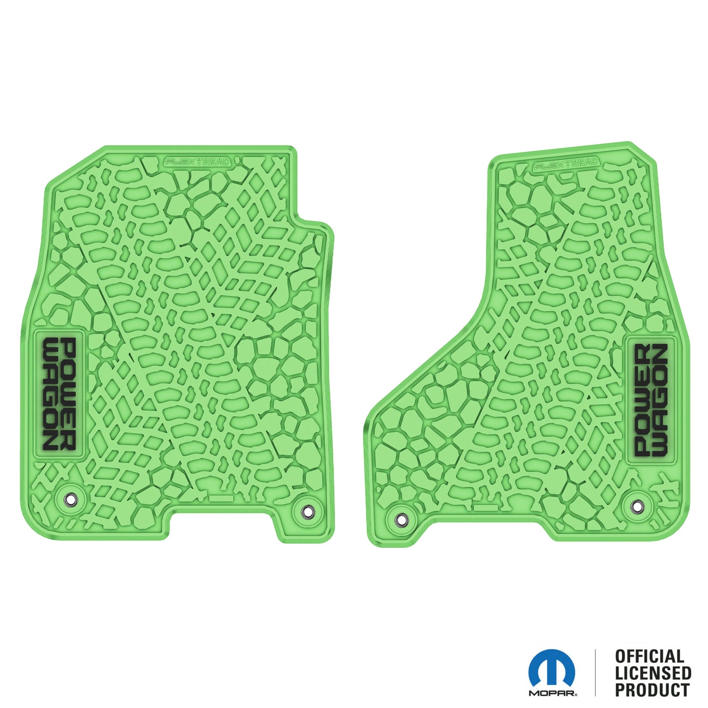 12-18 RAM 2500/3500 Floor Mats (2pc) w/ Power Wagon Logo