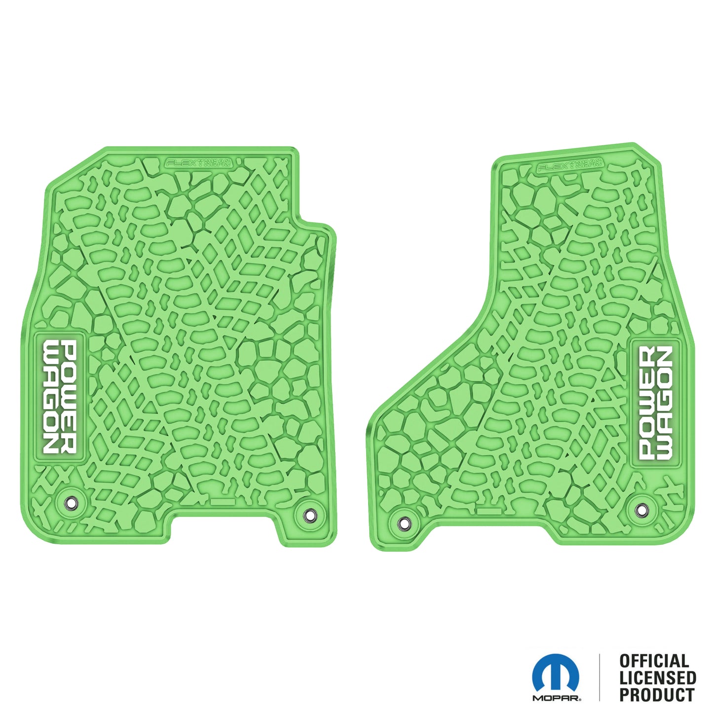 12-18 RAM 2500/3500 Floor Mats (2pc) w/ Power Wagon Logo