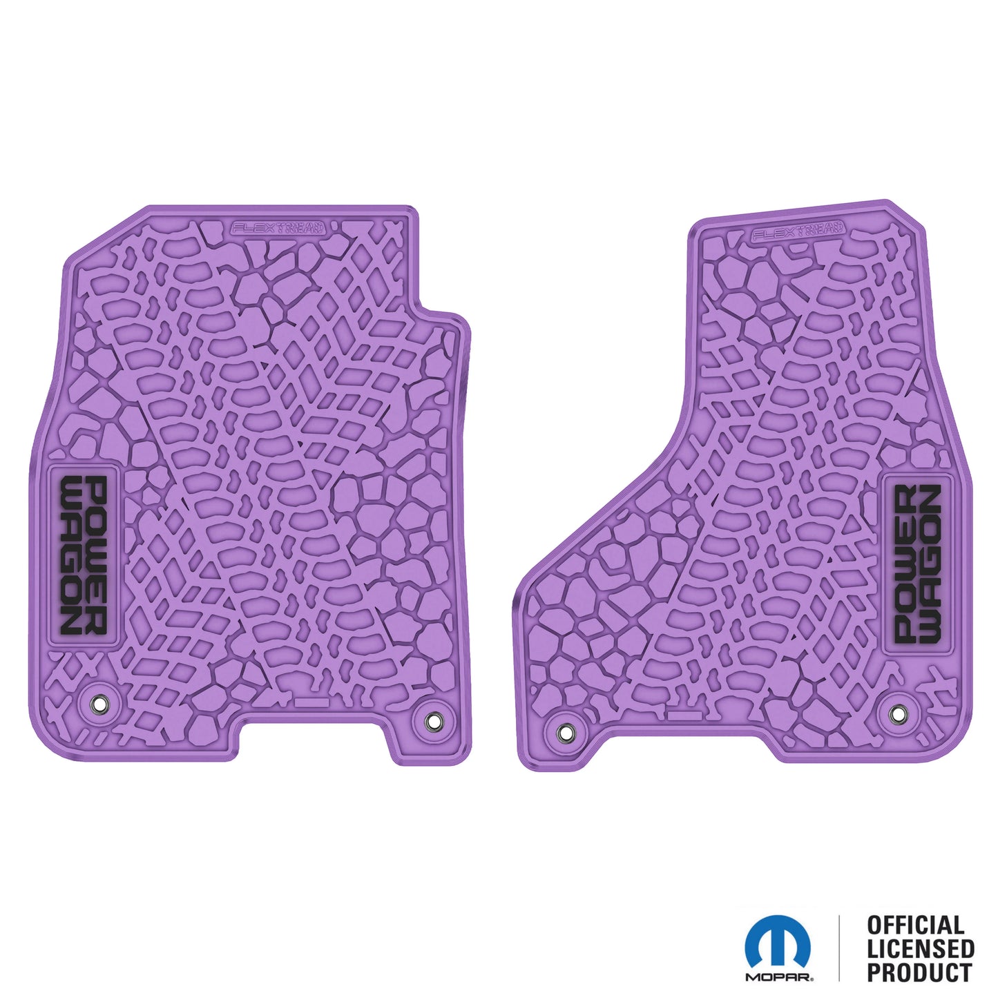 2012–2018 Ram 2500 / 3500 Custom Floor Mats (2-Piece) w/ Power Wagon Logo