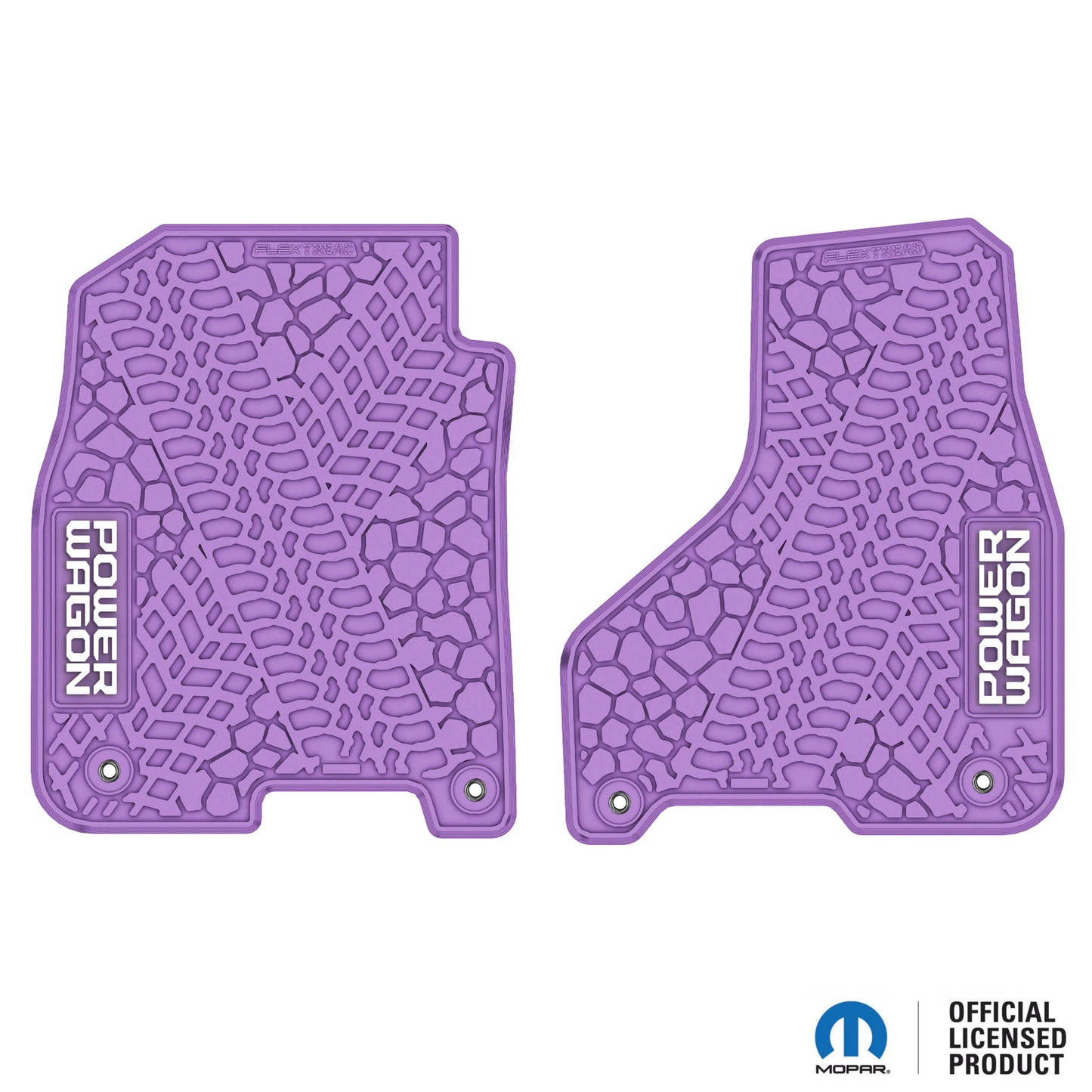 2012–2018 Ram 2500 / 3500 Custom Floor Mats (2-Piece) w/ Power Wagon Logo