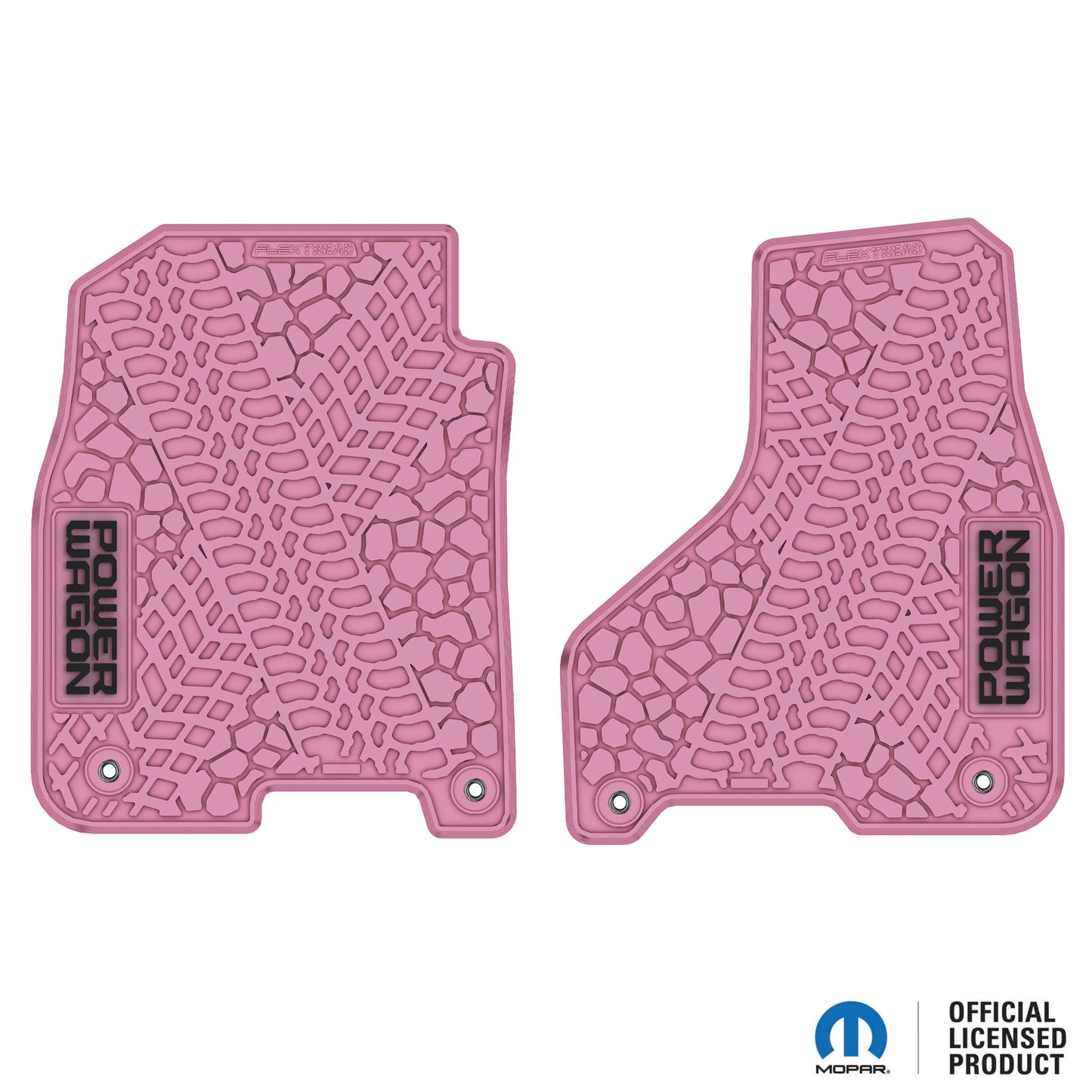 12-18 RAM 2500/3500 Floor Mats (2pc) w/ Power Wagon Logo
