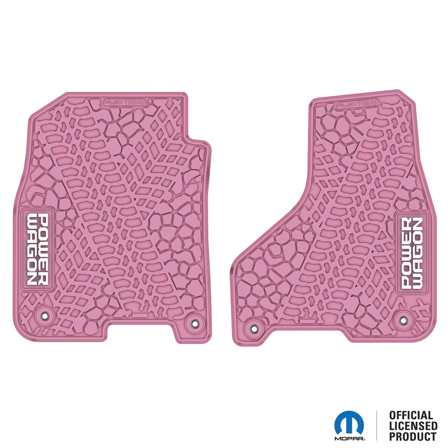 2012–2018 Ram 2500 / 3500 Custom Floor Mats (2-Piece) w/ Power Wagon Logo