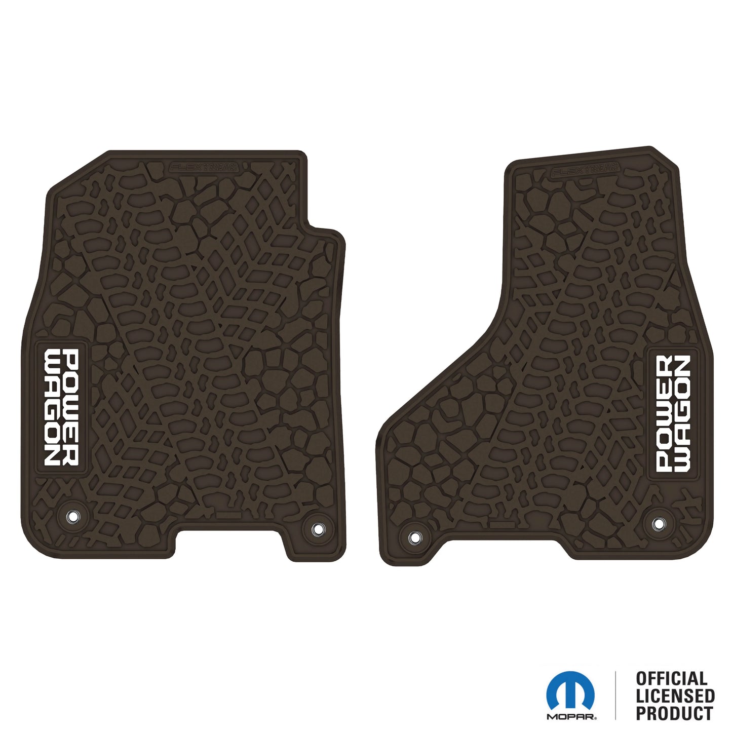 2012–2018 Ram 2500 / 3500 Custom Floor Mats (2-Piece) w/ Power Wagon Logo