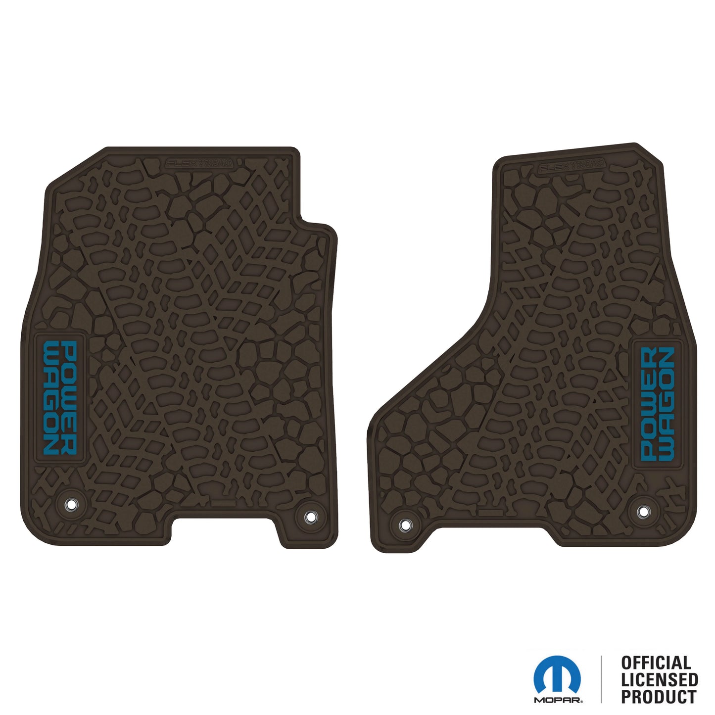 2012–2018 Ram 2500 / 3500 Custom Floor Mats (2-Piece) w/ Power Wagon Logo