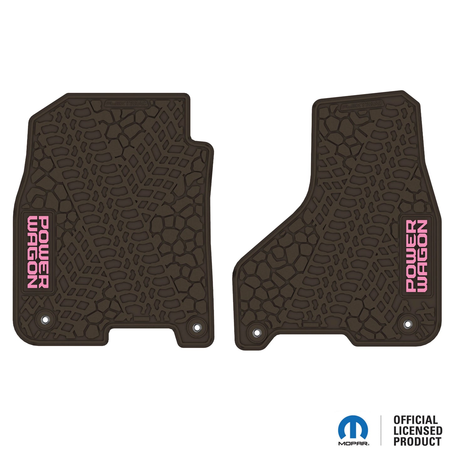 2012–2018 Ram 2500 / 3500 Custom Floor Mats (2-Piece) w/ Power Wagon Logo