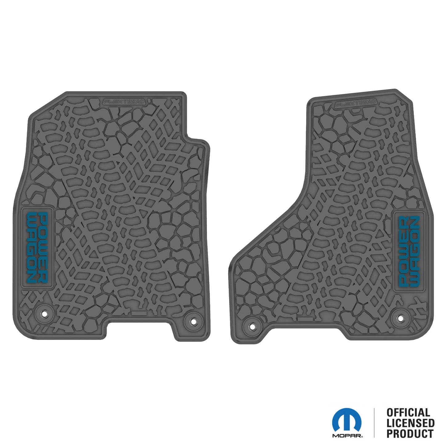 2012–2018 Ram 2500 / 3500 Custom Floor Mats (2-Piece) w/ Power Wagon Logo