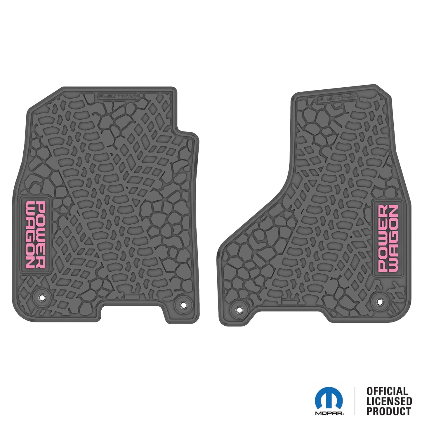 12-18 RAM 2500/3500 Floor Mats (2pc) w/ Power Wagon Logo