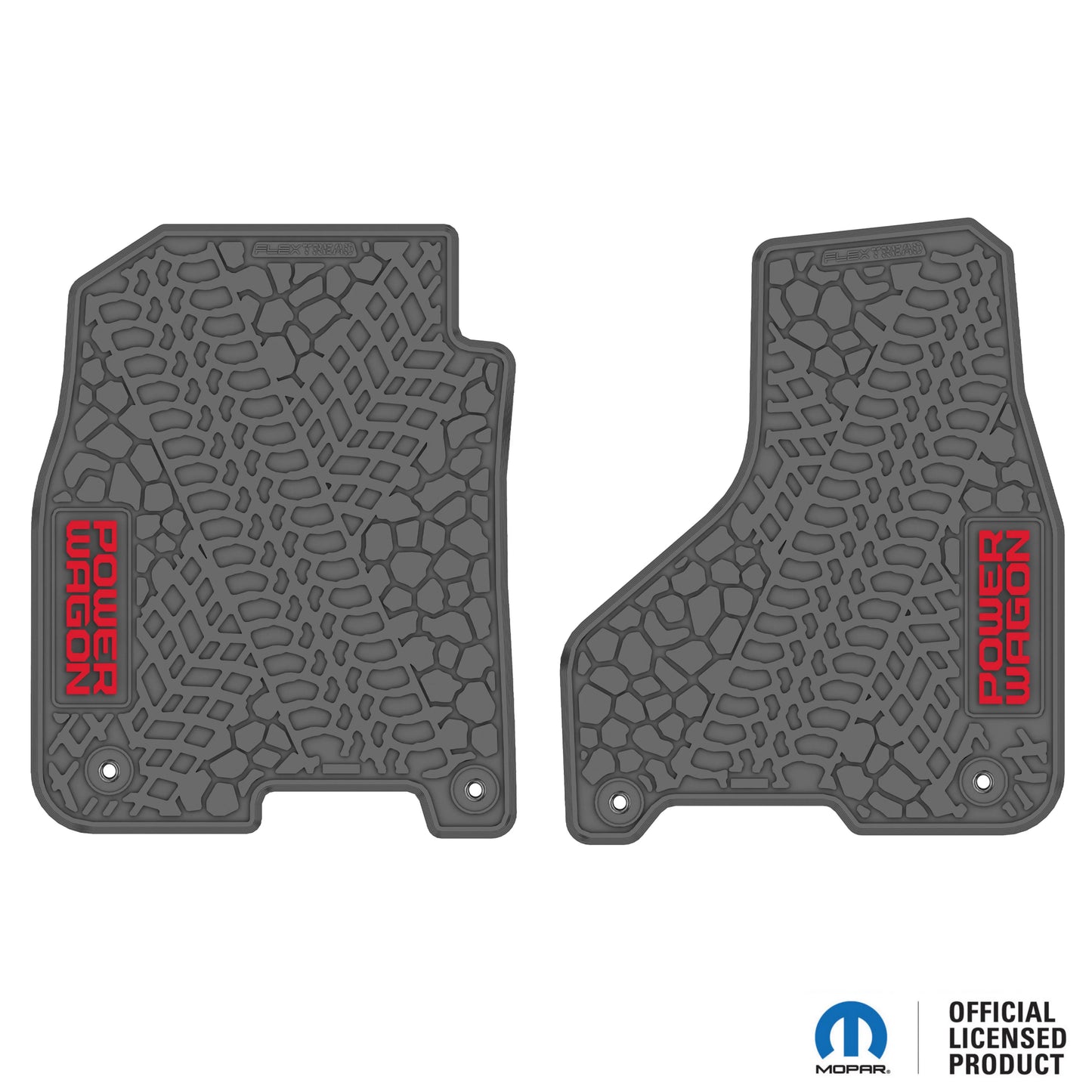 2012–2018 Ram 2500 / 3500 Custom Floor Mats (2-Piece) w/ Power Wagon Logo