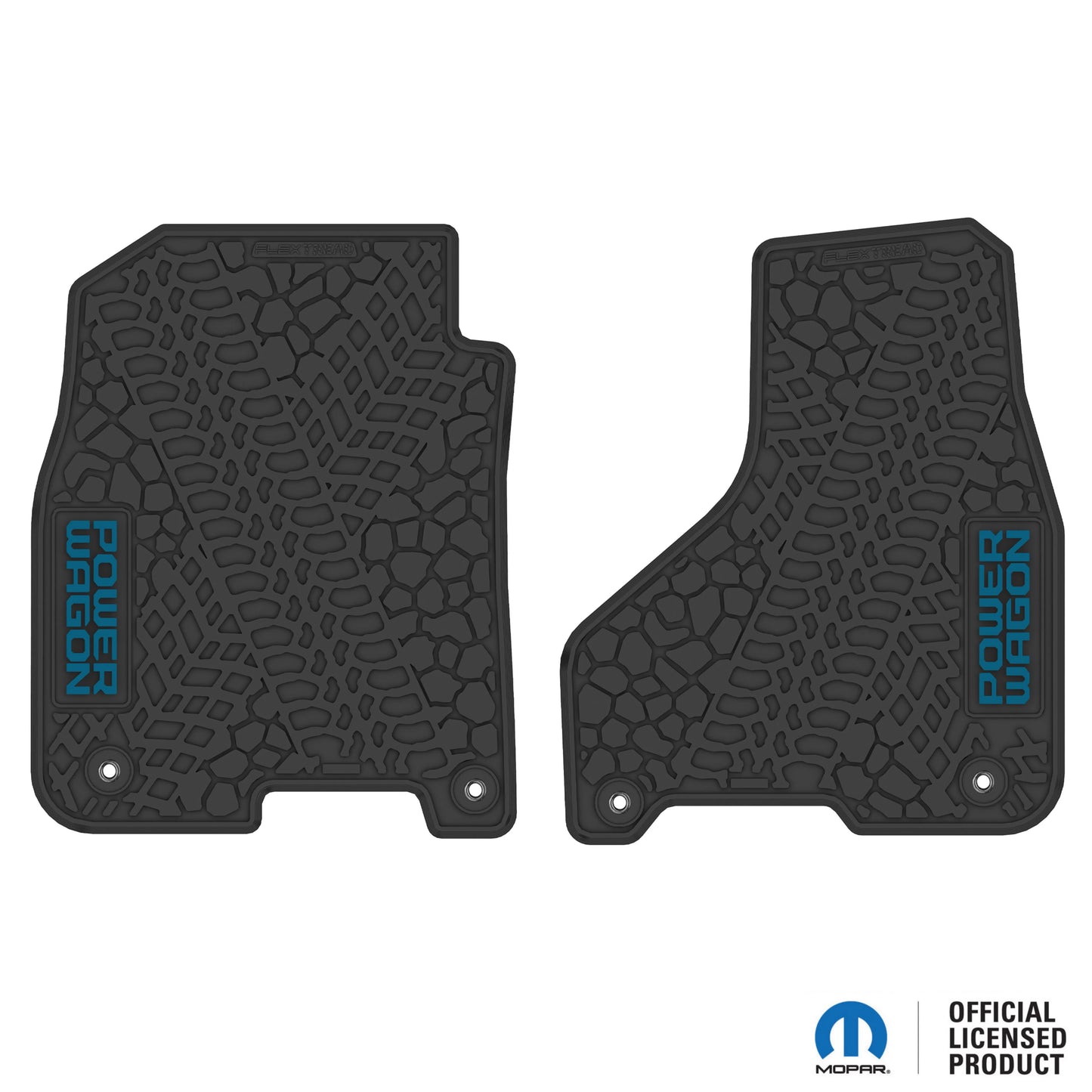 2012–2018 Ram 2500 / 3500 Custom Floor Mats (2-Piece) w/ Power Wagon Logo
