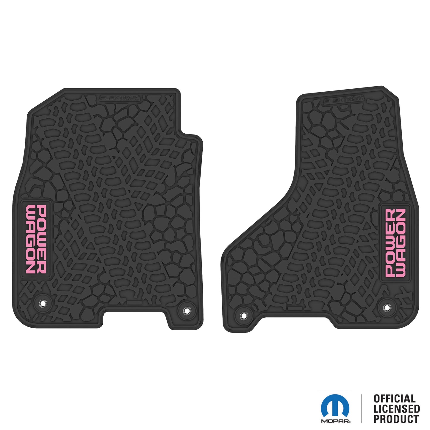 2012–2018 Ram 2500 / 3500 Custom Floor Mats (2-Piece) w/ Power Wagon Logo