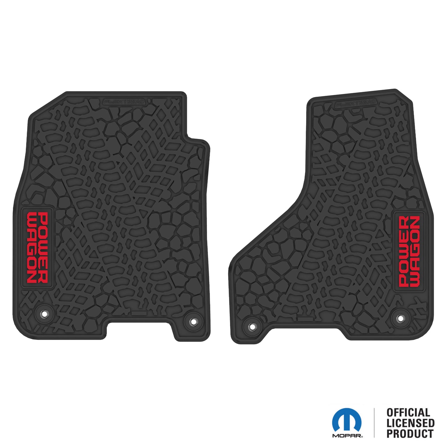 2012–2018 Ram 2500 / 3500 Custom Floor Mats (2-Piece) w/ Power Wagon Logo