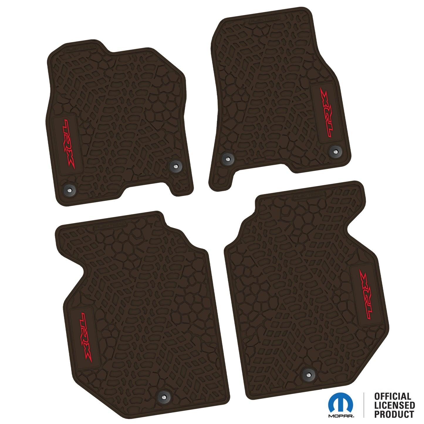 2019–2024 Ram 1500 Crew Cab Custom Floor Mats (4-Piece) w/ TRX Logo – Not for Classic Cab