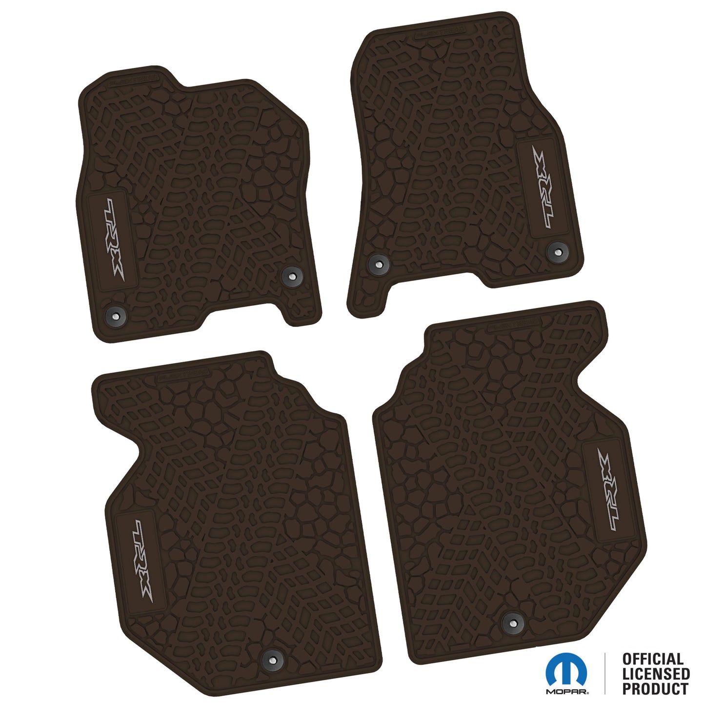 2019–2024 Ram 1500 Crew Cab Custom Floor Mats (4-Piece) w/ TRX Logo – Not for Classic Cab
