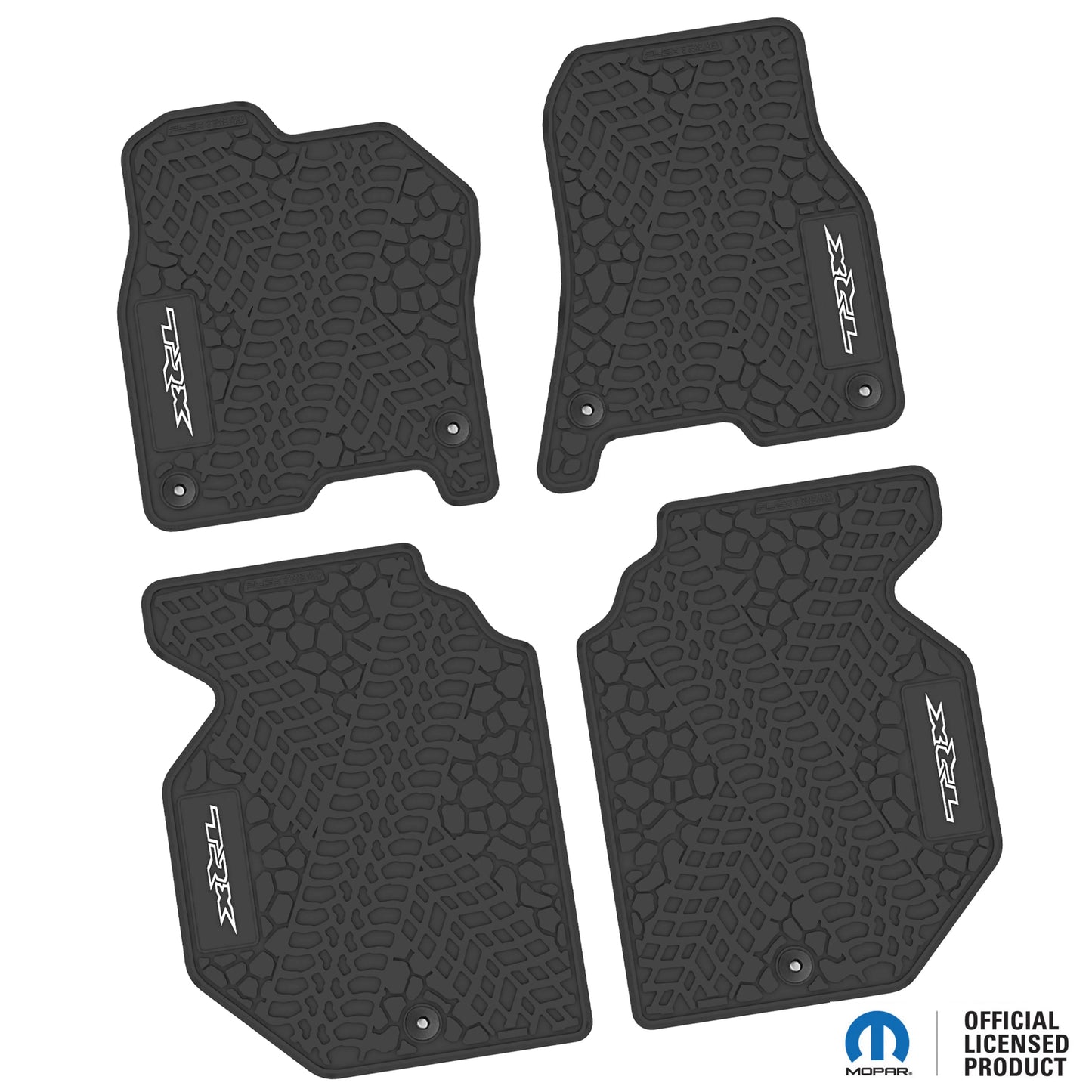 2019–2024 Ram 1500 Crew Cab Custom Floor Mats (4-Piece) w/ TRX Logo – Not for Classic Cab