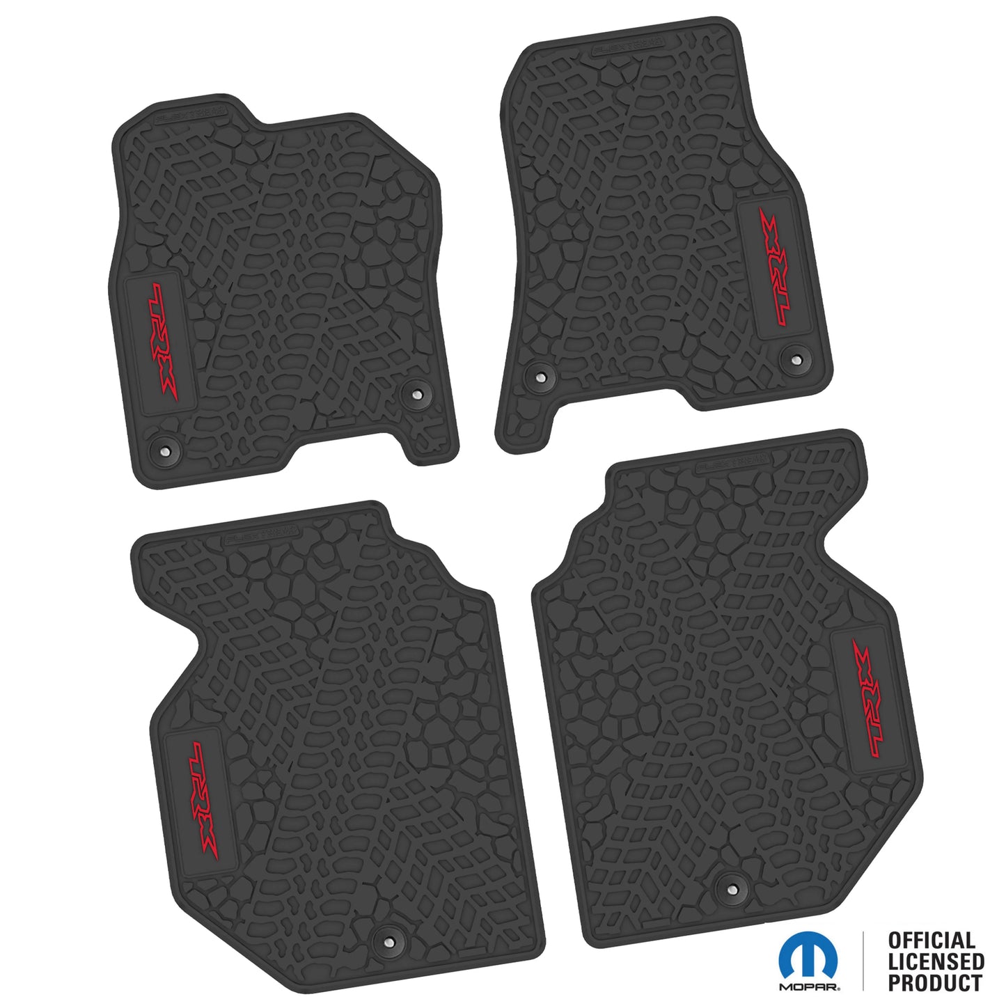 2019–2024 Ram 1500 Crew Cab Custom Floor Mats (4-Piece) w/ TRX Logo – Not for Classic Cab