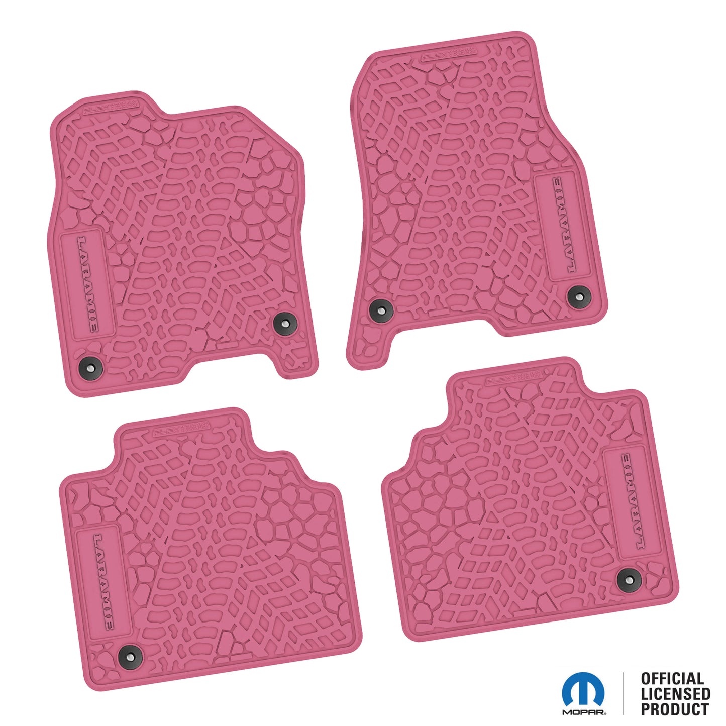 2019–2024 Ram 1500 Quad Cab Custom Floor Mats (4-Piece) w/ Laramie Logo – Not for Classic