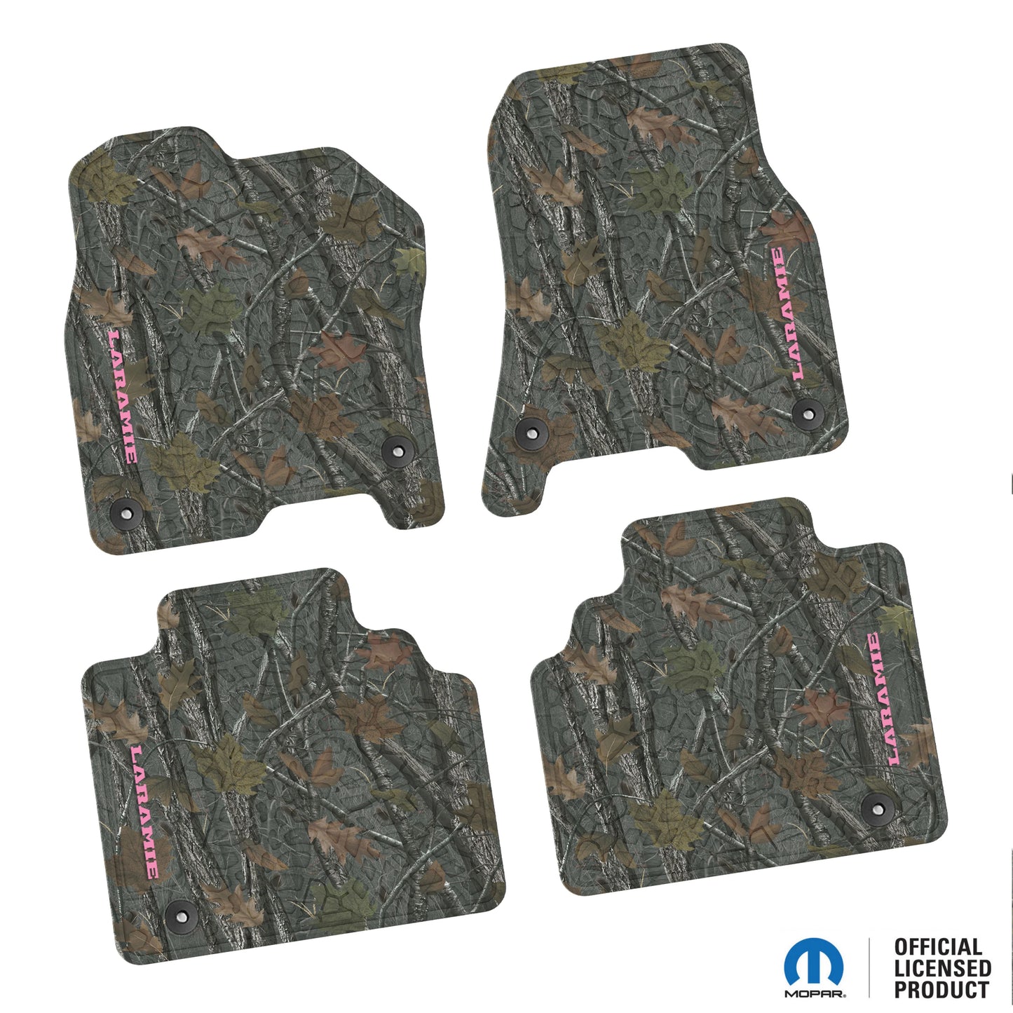 2019–2024 Ram 1500 Quad Cab Custom Floor Mats (4-Piece) w/ Laramie Logo – Not for Classic