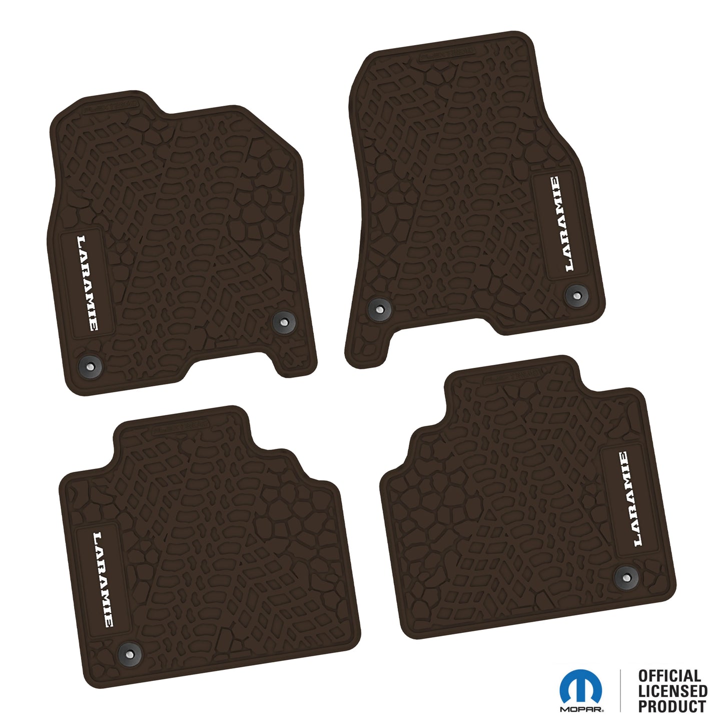 2019–2024 Ram 1500 Quad Cab Custom Floor Mats (4-Piece) w/ Laramie Logo – Not for Classic