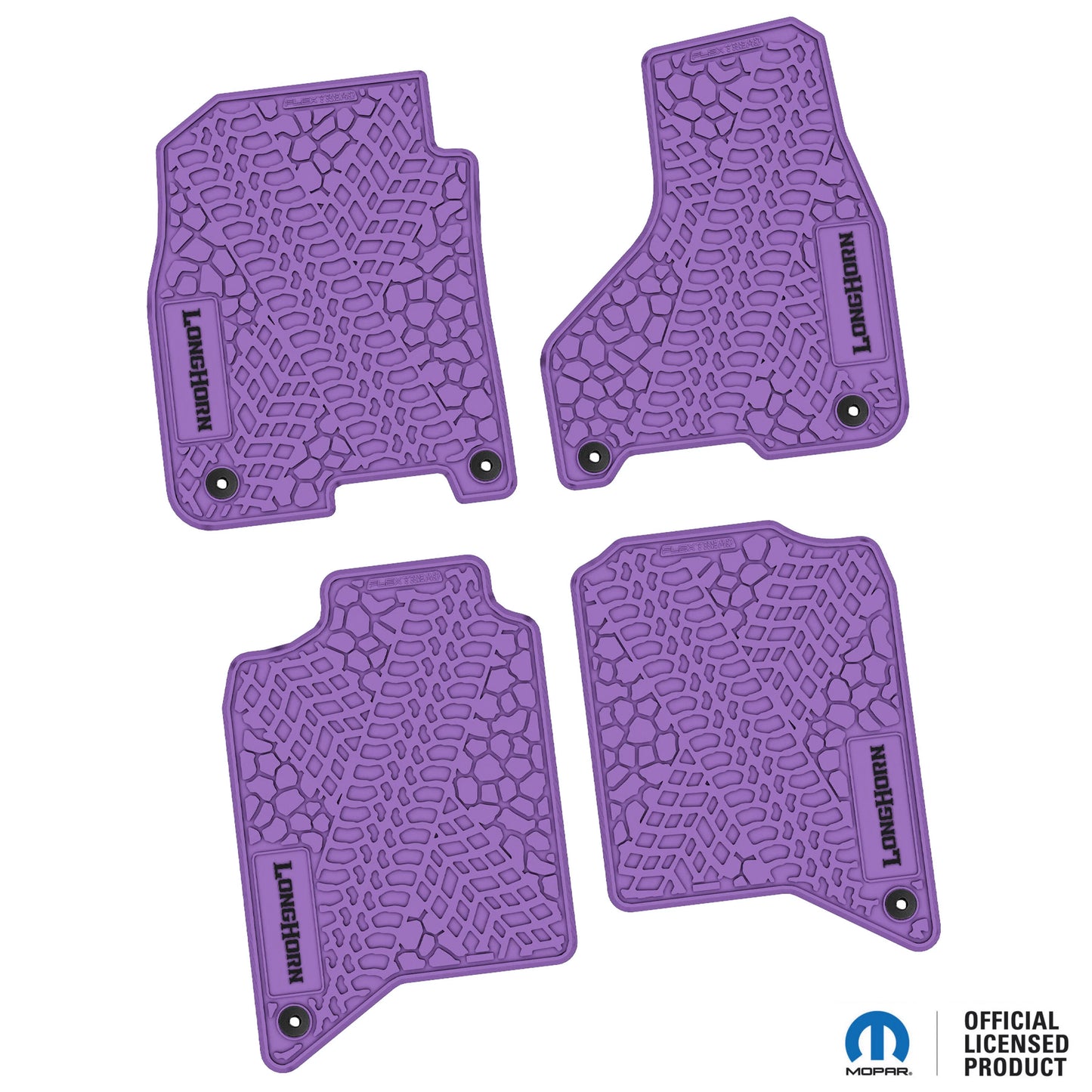 2019–2024 Ram 2500 / 3500 Crew Cab Custom Floor Mats (4-Piece) w/ Longhorn Logo