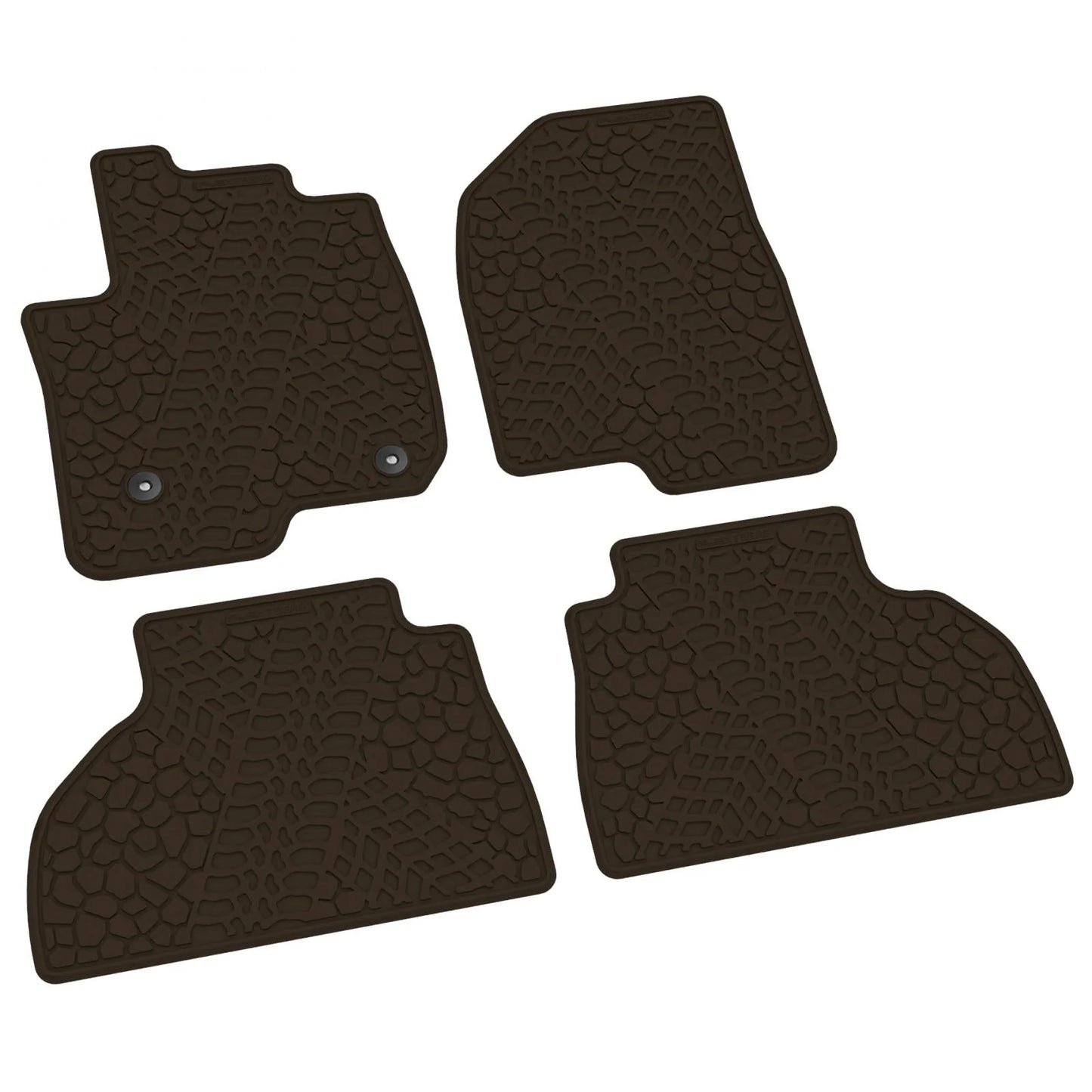 2019–2025 Chevrolet Silverado / GMC Sierra 1500, 2500 & 3500 Double Cab Custom Floor Mats (4-Piece)