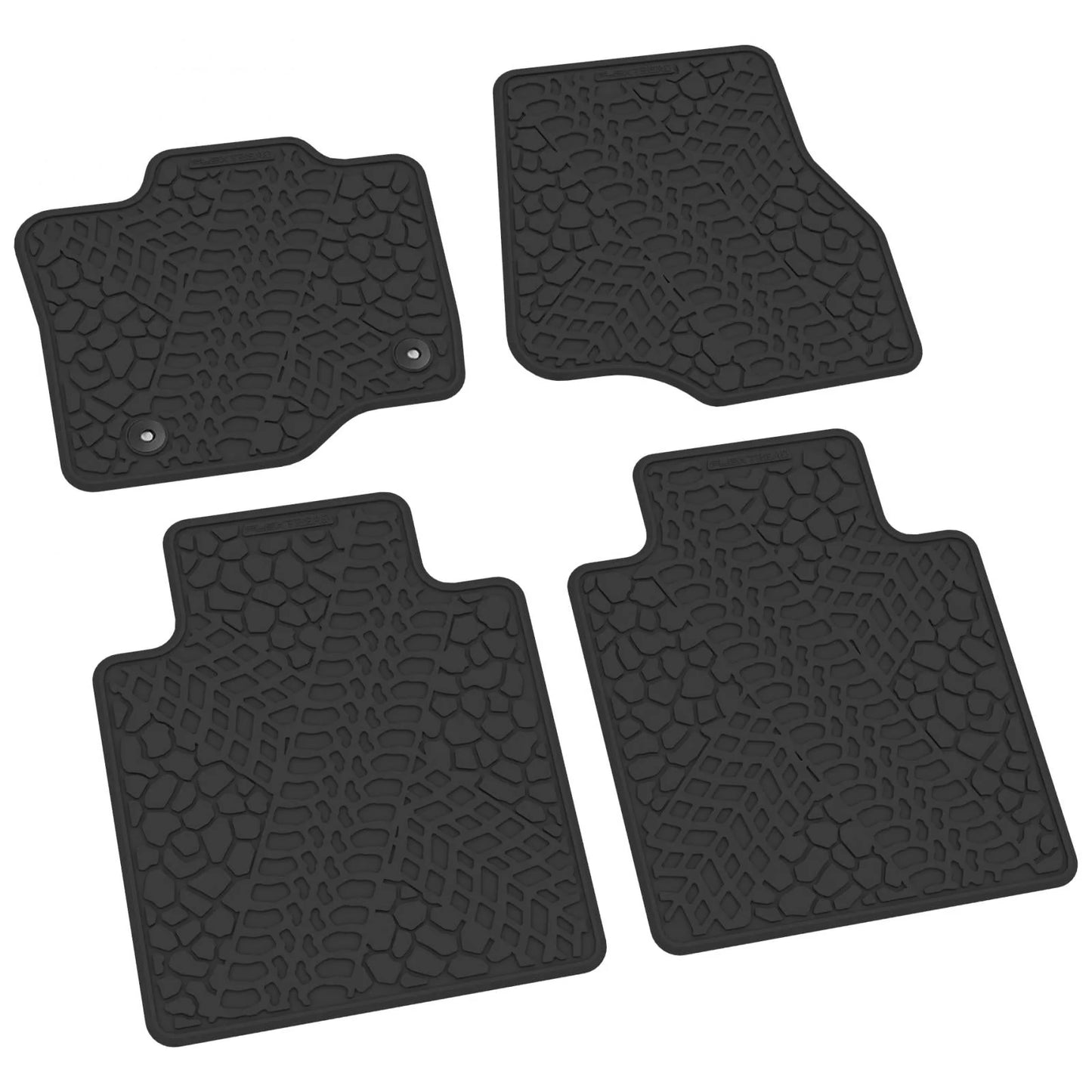 2015–2025 Ford F-150 SuperCrew Cab Custom Floor Mats (4-Piece)