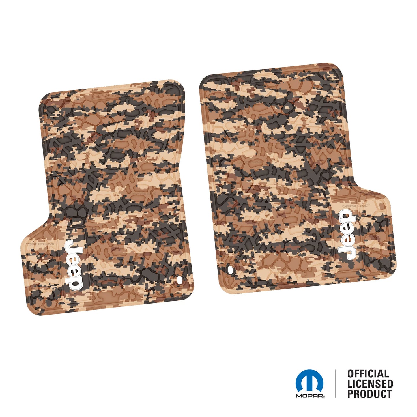 1997–2006 Jeep Wrangler TJ / LJ Floor Mats (2-Piece) – Jeep Logo