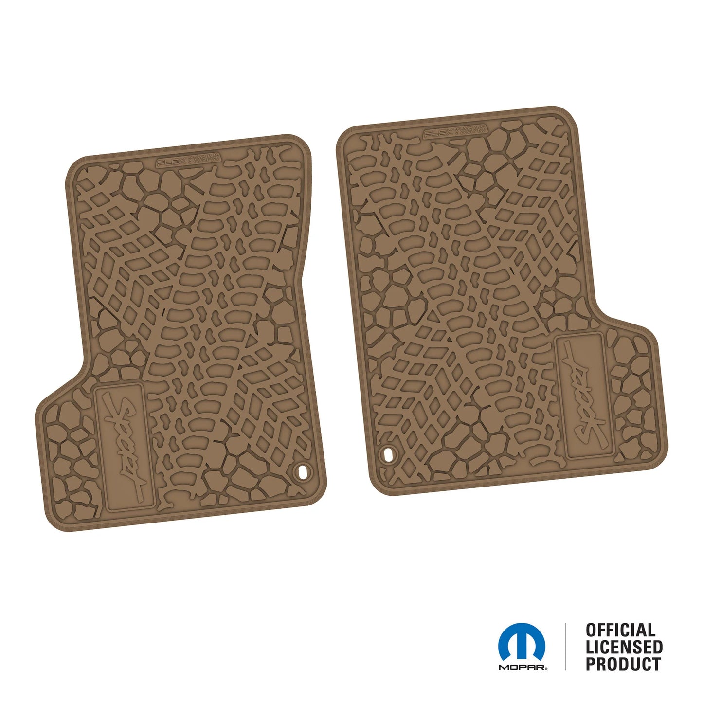 1997–2006 Jeep Wrangler TJ / LJ Floor Mats (2-Piece) – Sport Logo (97–02)