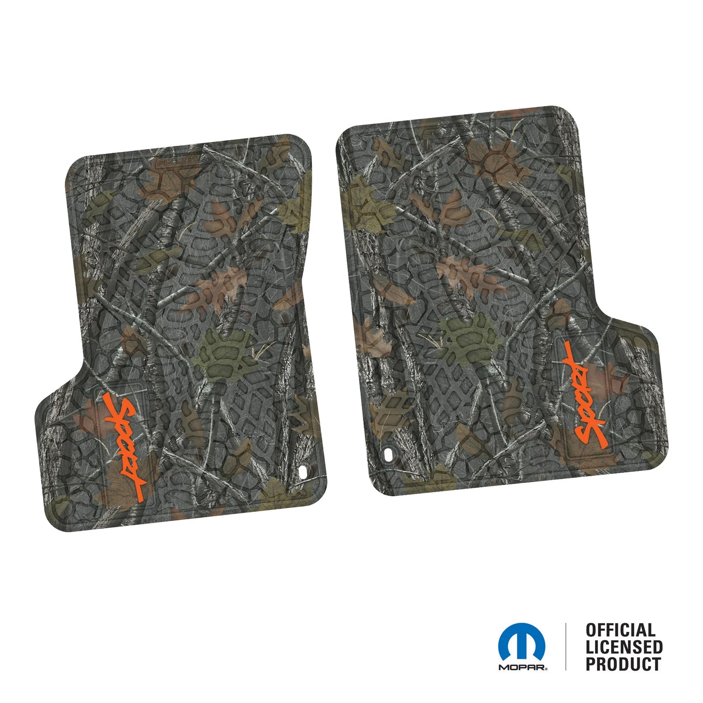 1997–2006 Jeep Wrangler TJ / LJ Floor Mats (2-Piece) – Sport Logo (97–02)