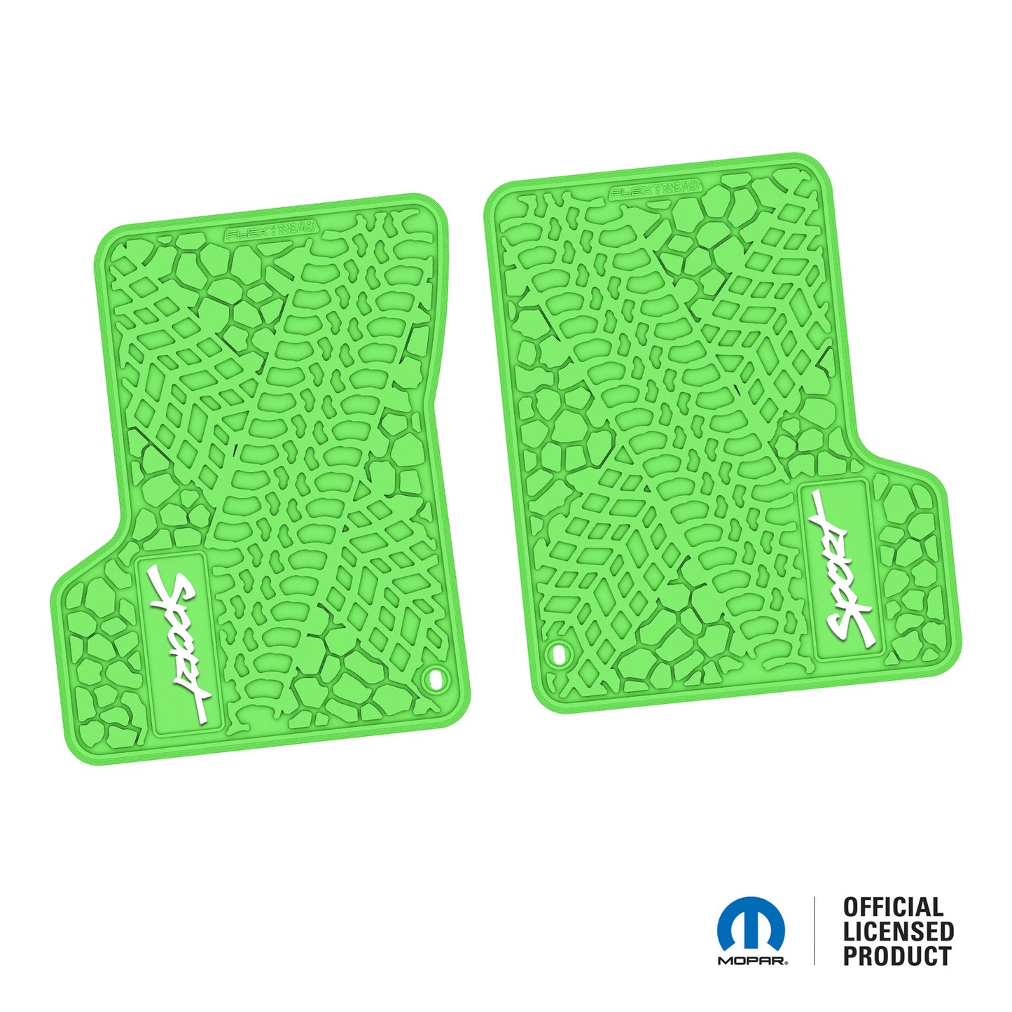 1997–2006 Jeep Wrangler TJ / LJ Floor Mats (2-Piece) – Sport Logo (97–02)