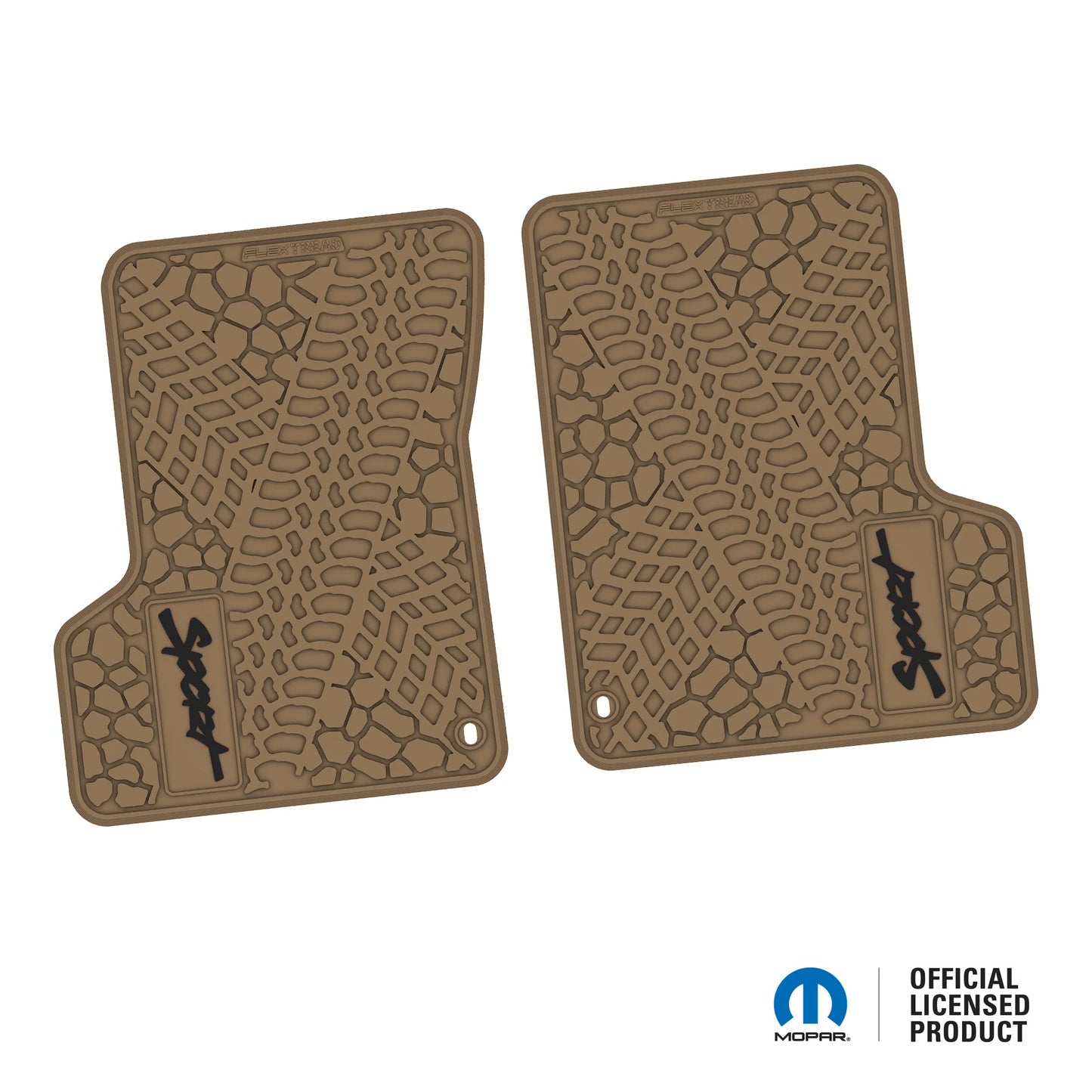 1997–2006 Jeep Wrangler TJ / LJ Floor Mats (2-Piece) – Sport Logo (97–02)