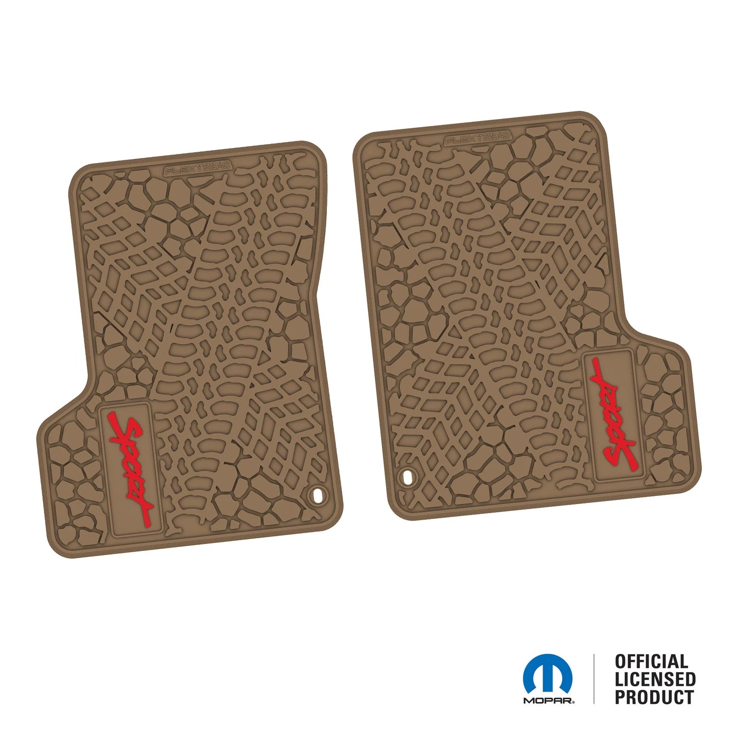 1997–2006 Jeep Wrangler TJ / LJ Floor Mats (2-Piece) – Sport Logo (97–02)
