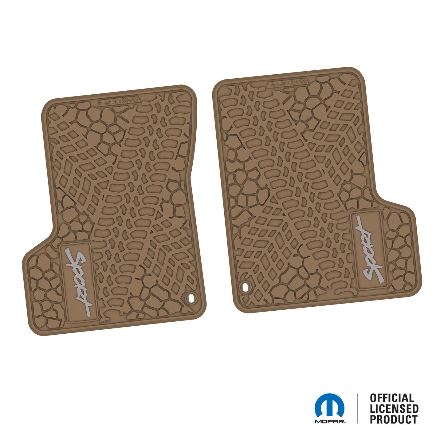 1997–2006 Jeep Wrangler TJ / LJ Floor Mats (2-Piece) – Sport Logo (97–02)