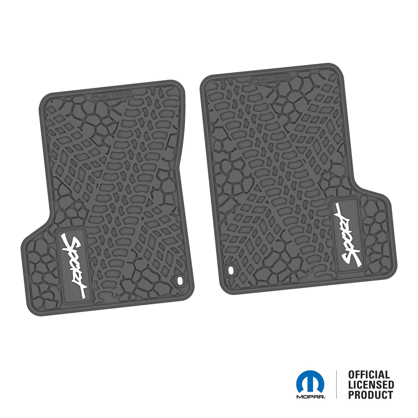 1997–2006 Jeep Wrangler TJ / LJ Floor Mats (2-Piece) – Sport Logo (97–02)