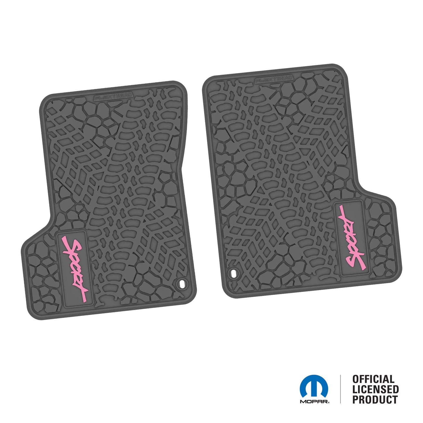 1997–2006 Jeep Wrangler TJ / LJ Floor Mats (2-Piece) – Sport Logo (97–02)