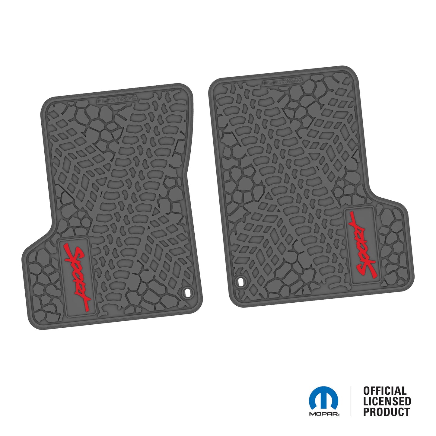 1997–2006 Jeep Wrangler TJ / LJ Floor Mats (2-Piece) – Sport Logo (97–02)