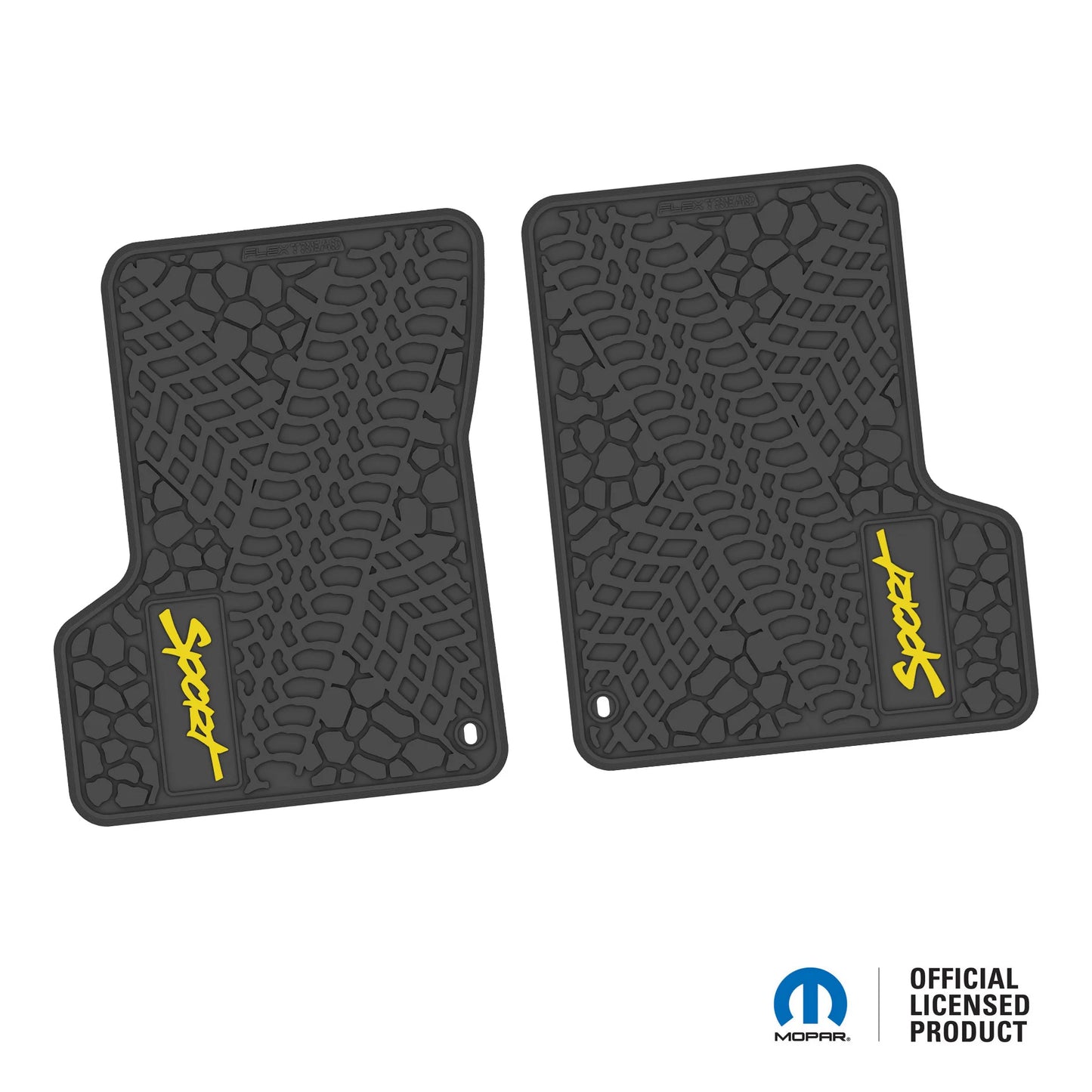 1997–2006 Jeep Wrangler TJ / LJ Floor Mats (2-Piece) – Sport Logo (97–02)