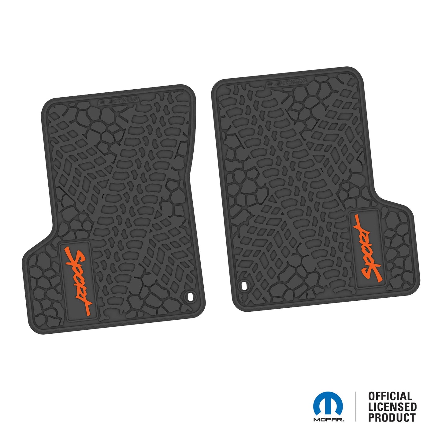 1997–2006 Jeep Wrangler TJ / LJ Floor Mats (2-Piece) – Sport Logo (97–02)