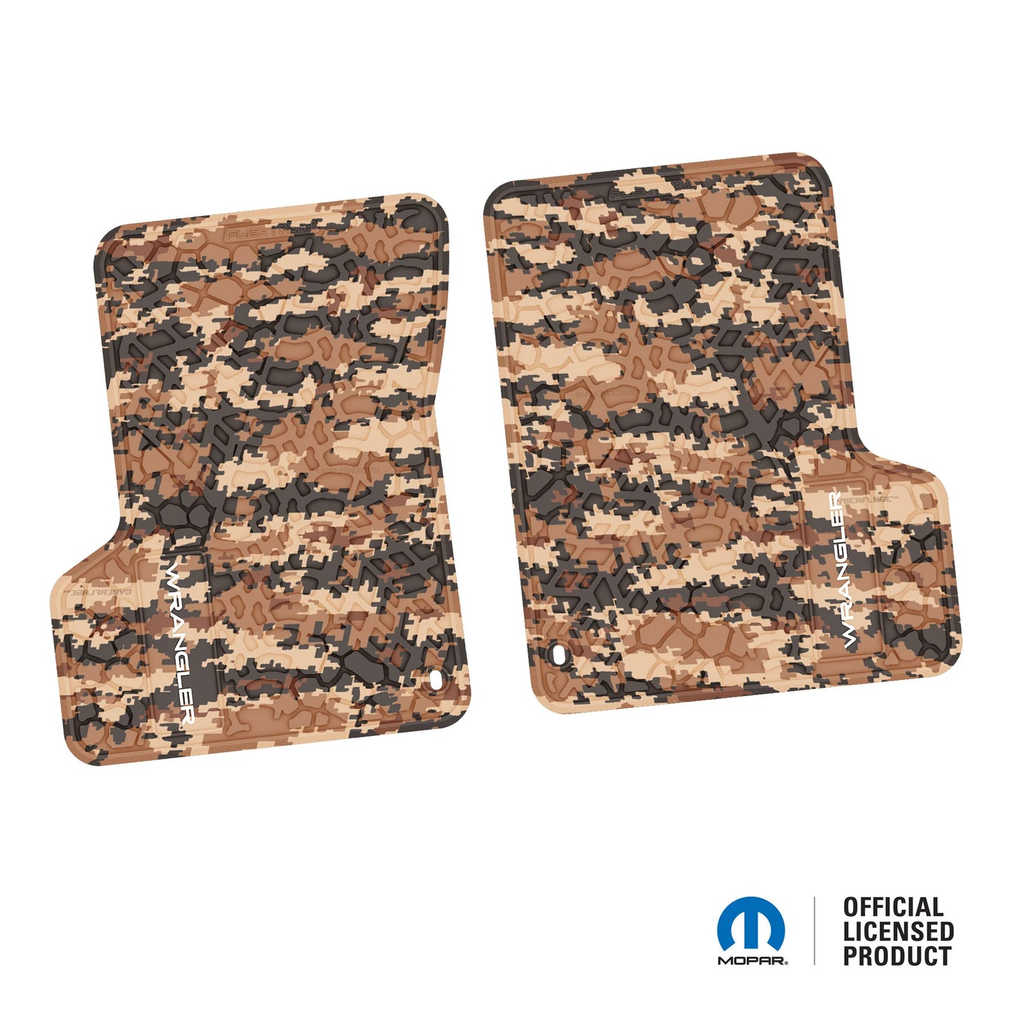 1997–2006 Jeep Wrangler TJ / LJ Floor Mats (2-Piece) – Wrangler Logo