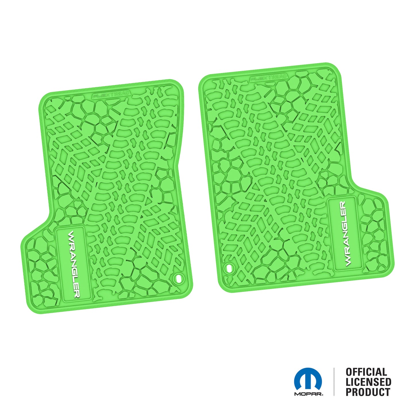 1997–2006 Jeep Wrangler TJ / LJ Floor Mats (2-Piece) – Wrangler Logo