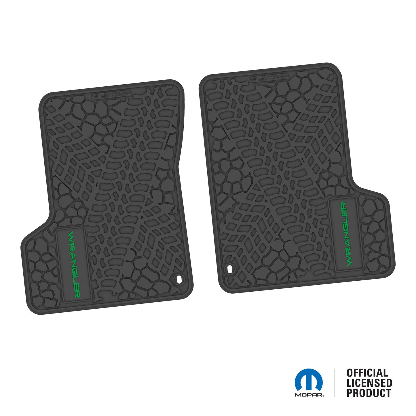 1997–2006 Jeep Wrangler TJ / LJ Floor Mats (2-Piece) – Wrangler Logo
