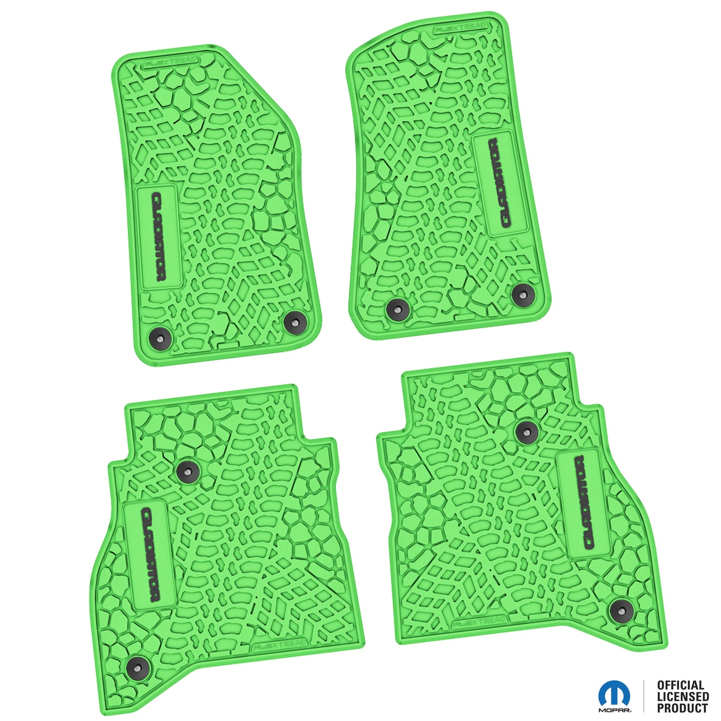 2020–2025 Jeep Gladiator Custom Floor Mats (4-Piece) w/ Gladiator Logo