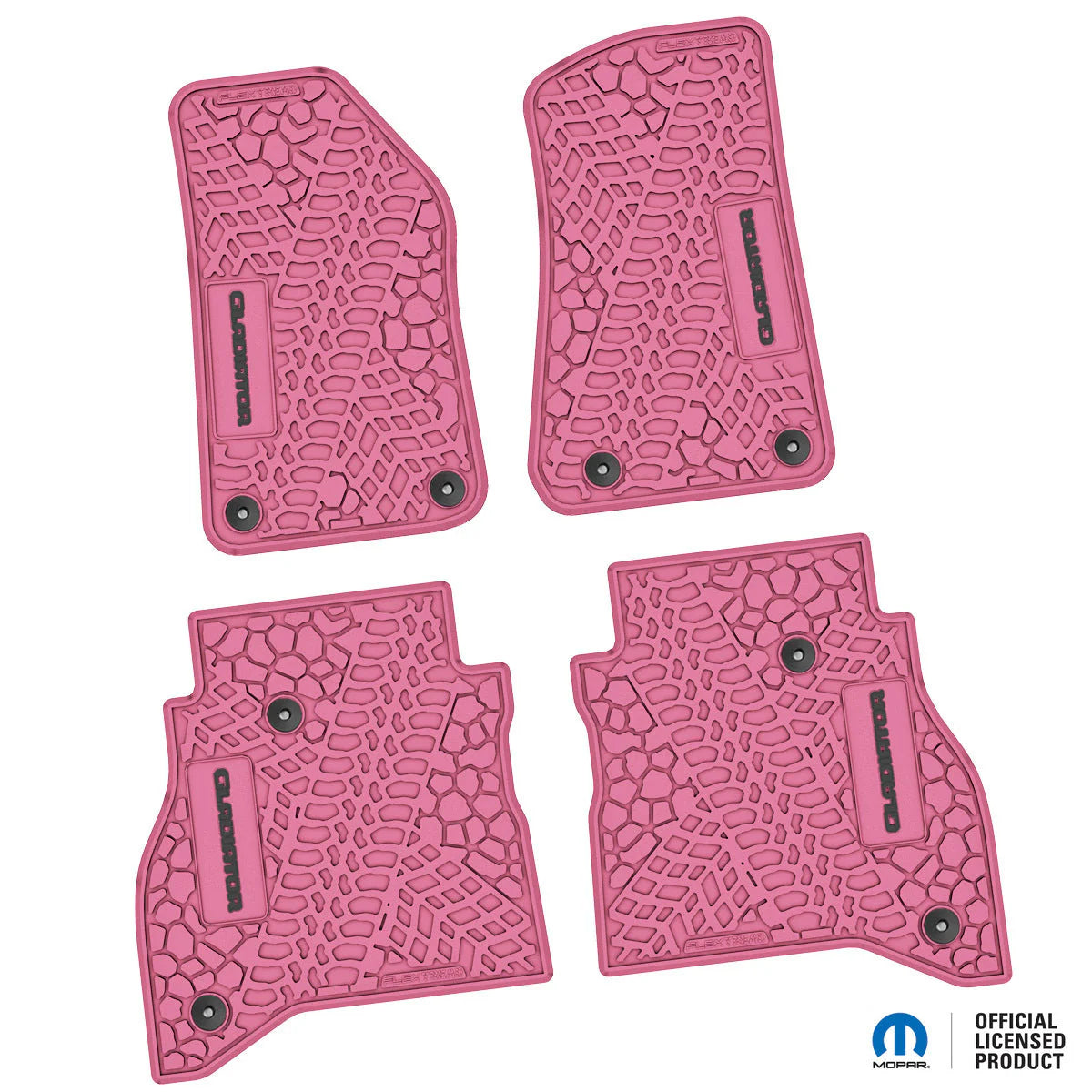 2020–2025 Jeep Gladiator Custom Floor Mats (4-Piece) w/ Gladiator Logo