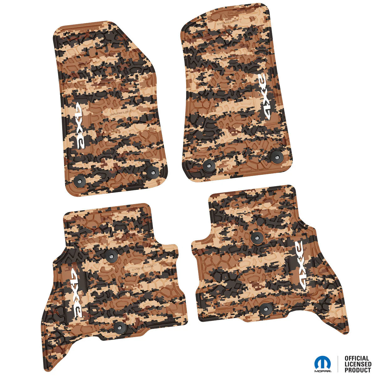 21-25 Jeep 4xe Floor Mats (4pc) w/ 4xe Logo