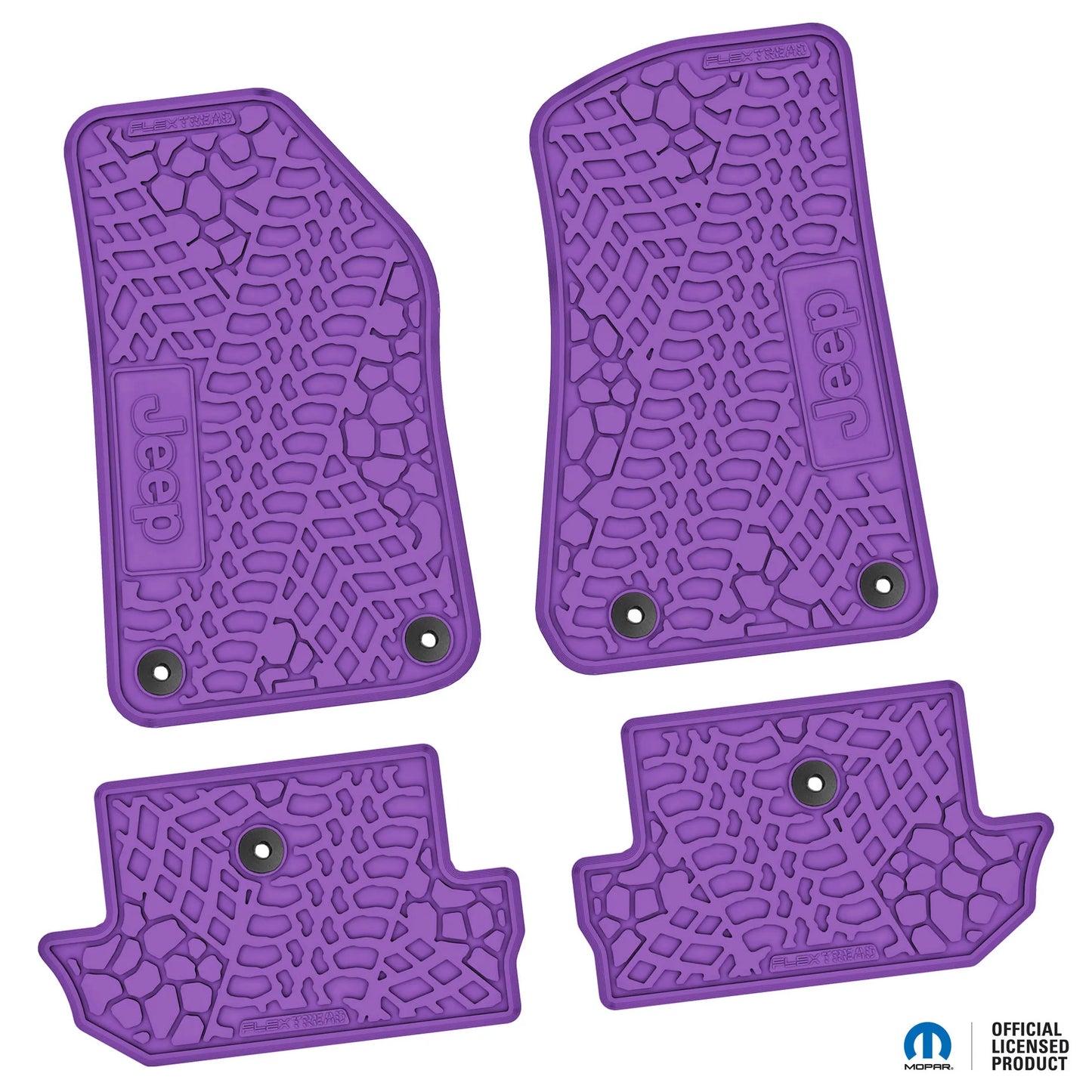18-25 Jeep Wrangler JL 2Dr Floor Mats (4pc) w/ Jeep Logo