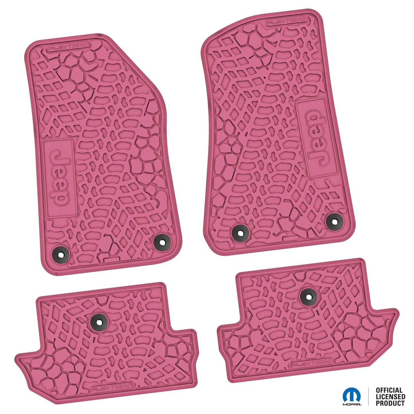 18-25 Jeep Wrangler JL 2Dr Floor Mats (4pc) w/ Jeep Logo