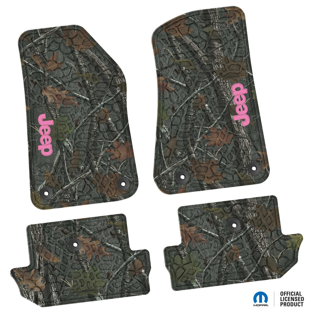 18-25 Jeep Wrangler JL 2Dr Floor Mats (4pc) w/ Jeep Logo